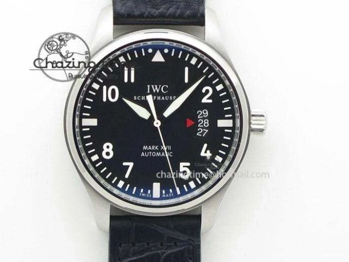 MIROTIME 0117 Mark XVII IW326504 MKS 1:1 Best Edition Black Dial On SS Bracelet MIYOTA 9015 V Durable 7210